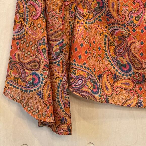 JESSICA SIMPSOM Monique Top Size 3X Kimono Sleeve Boho Top - Picture 3 of 10